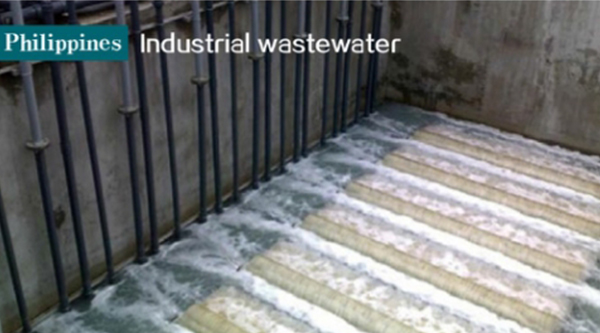Philippines industrial wastewater flat sheet membrane module installation